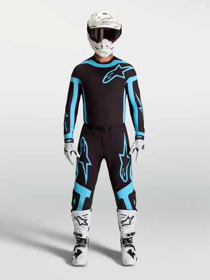 Alpinestars Supertech Vesta Jersey 2027 Zwart Turquoise