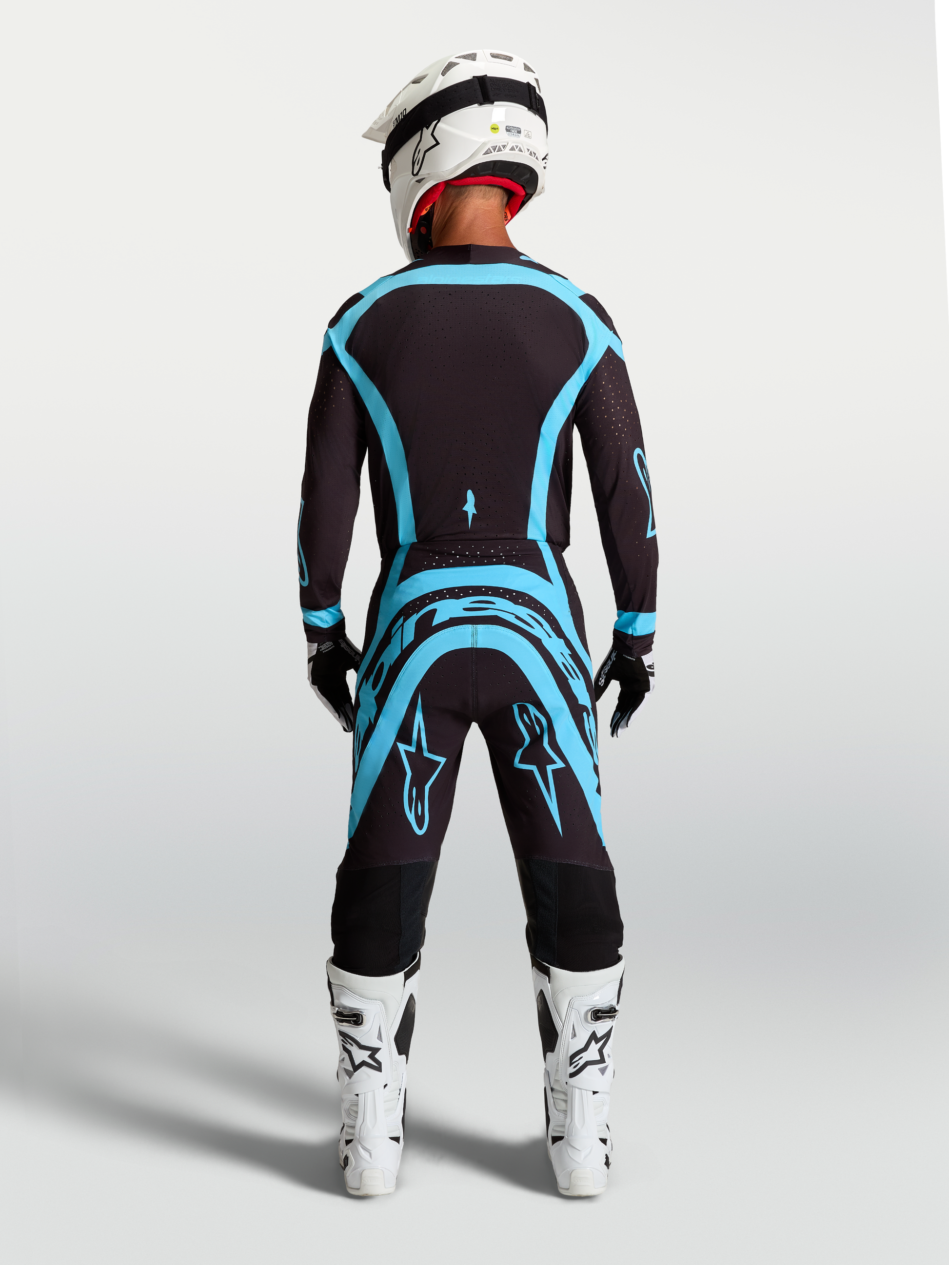 Alpinestars Supertech Vesta Jersey 2027 Zwart Turquoise