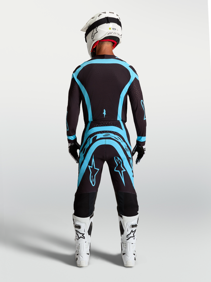 Alpinestars Supertech Vesta Jersey 2027 Zwart Turquoise