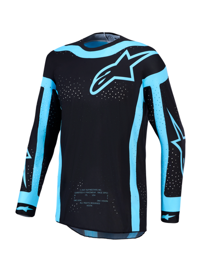 Alpinestars Supertech Vesta Jersey 2027 Zwart Turquoise
