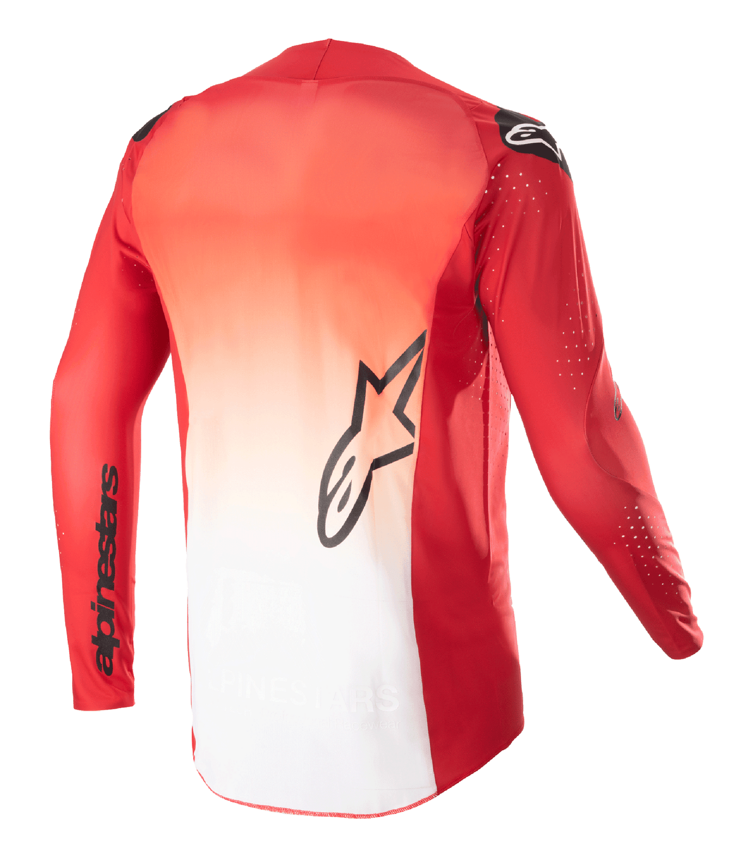 Alpinestars Supertech Risen Motocross-Trikot 2023 Mars Rot Weiß - MxProStoreParts