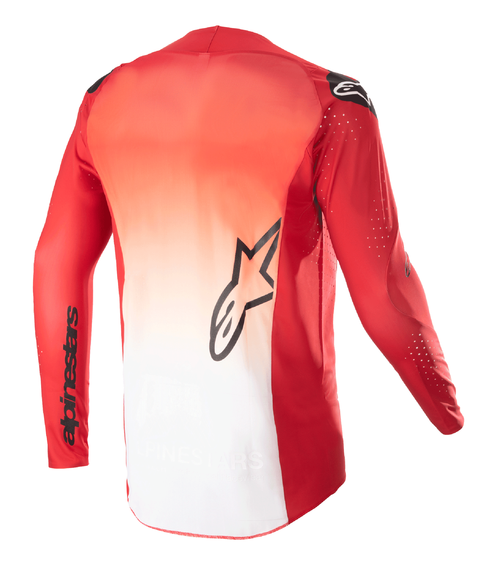Alpinestars Supertech Risen Motocross-Trikot 2023 Mars Rot Weiß - MxProStoreParts