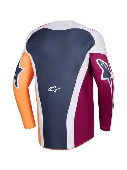 Alpinestars Racer Portl Trikot 2026 Rot Hellgrau Dunkelgrau - MxProStoreParts