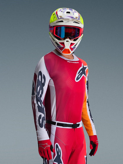 Alpinestars Racer Portl Jersey 2026 Rot, Hellgrau, Dunkelgrau - MxProStoreParts