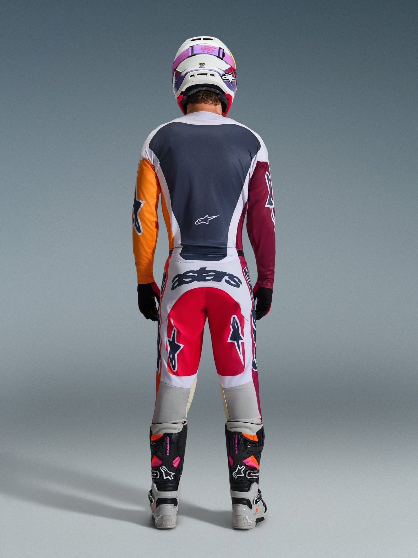 Alpinestars Racer Portl Jersey 2026 Rot Hellgrau Dunkelgrau - MxProStoreParts