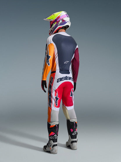 Alpinestars Racer Portl Trikot 2026 Rot, Hellgrau, Dunkelgrau - MxProStoreParts