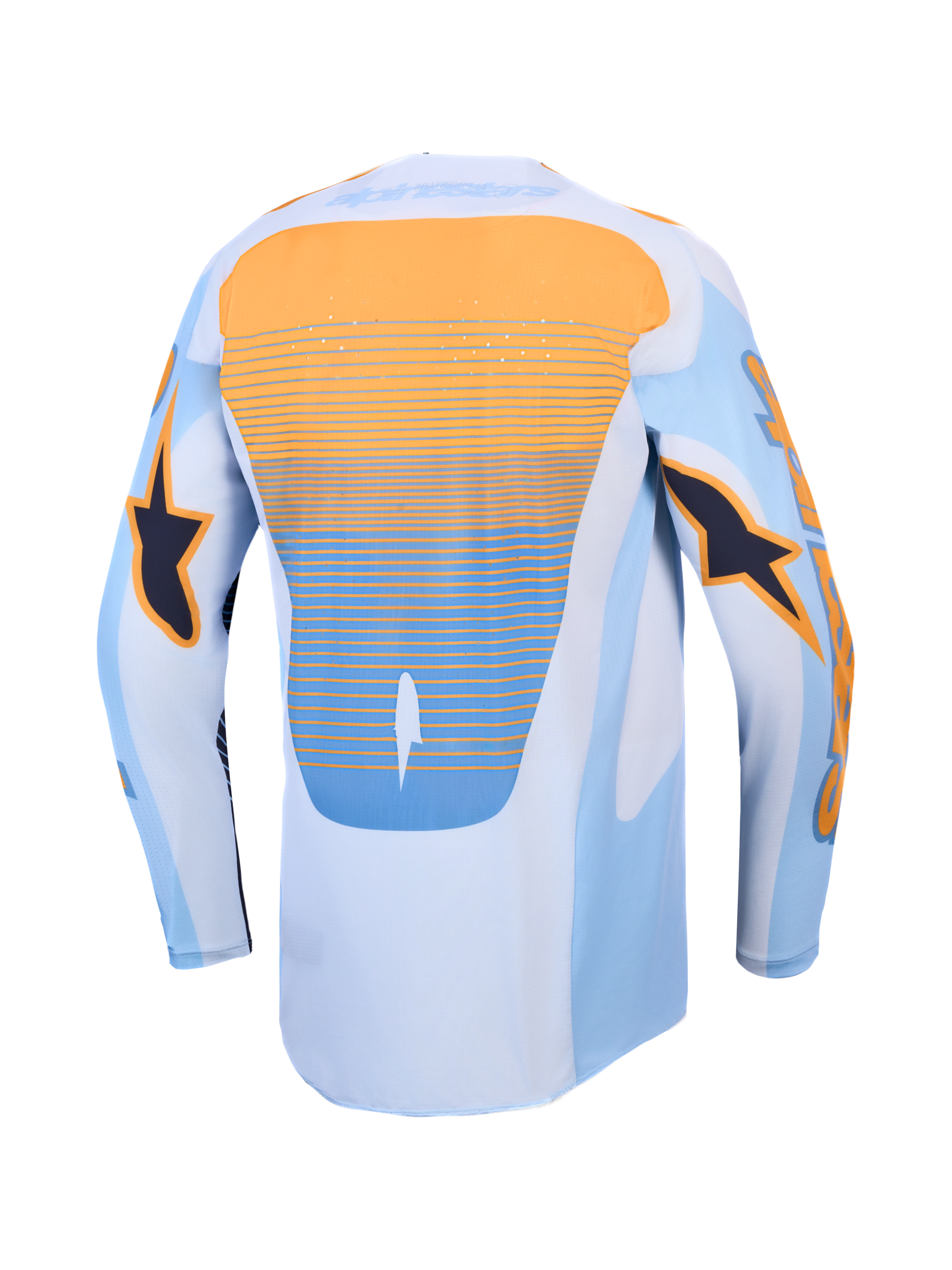 Alpinestars Techstar Maven Jersey 2027 Dust Blue Tangerine Black