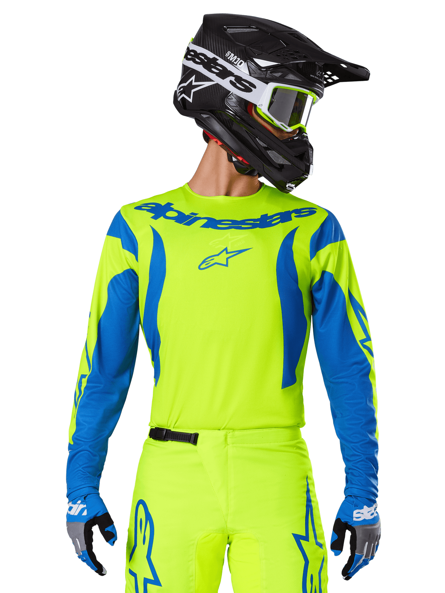 Alpinestars Fluid Haul Trikot 2025 Gelb Fluoreszierend Blau - MxProStoreParts