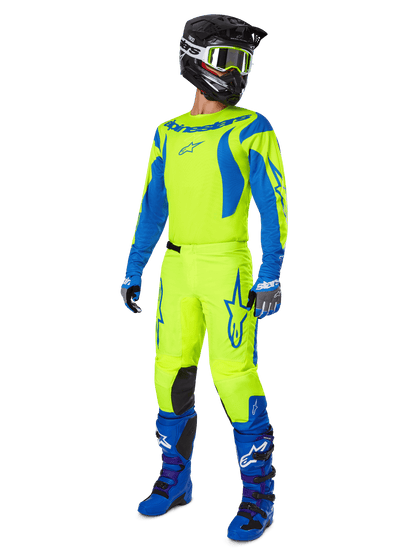 Alpinestars Fluid Haul Jersey 2025 Gelb Fluoreszierend Blau - MxProStoreParts