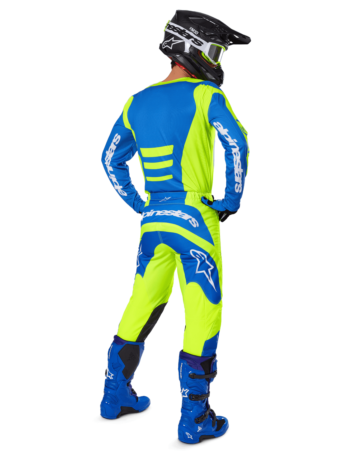 Alpinestars Fluid Haul Jersey 2025 Gelb Fluo Blau - MxProStoreParts