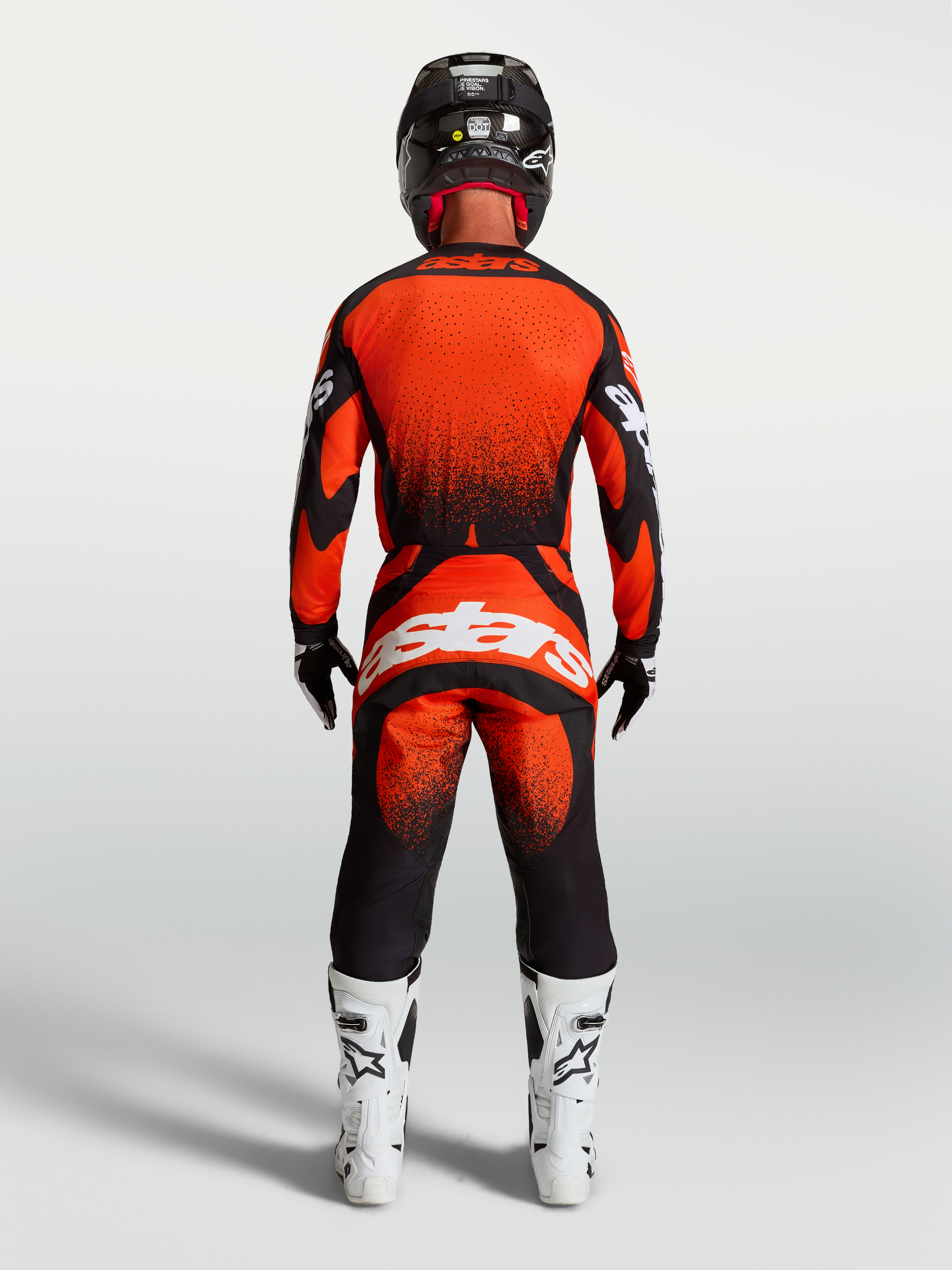 Alpinestars Techstar Swan Jersey 2027 Kardinaalrood Zwart Wit