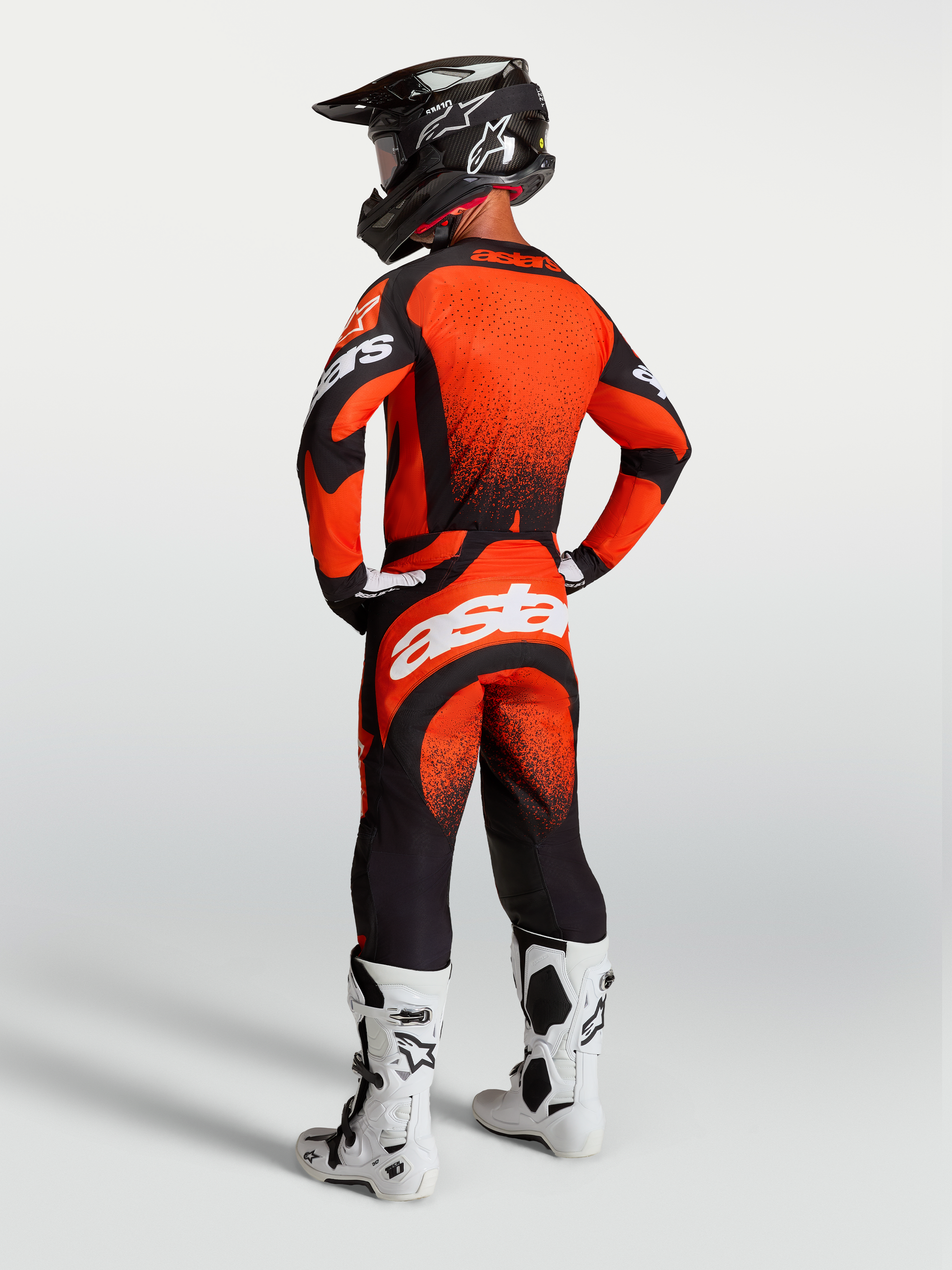 Alpinestars Techstar Swan Jersey 2027 Kardinaalrood Zwart Wit