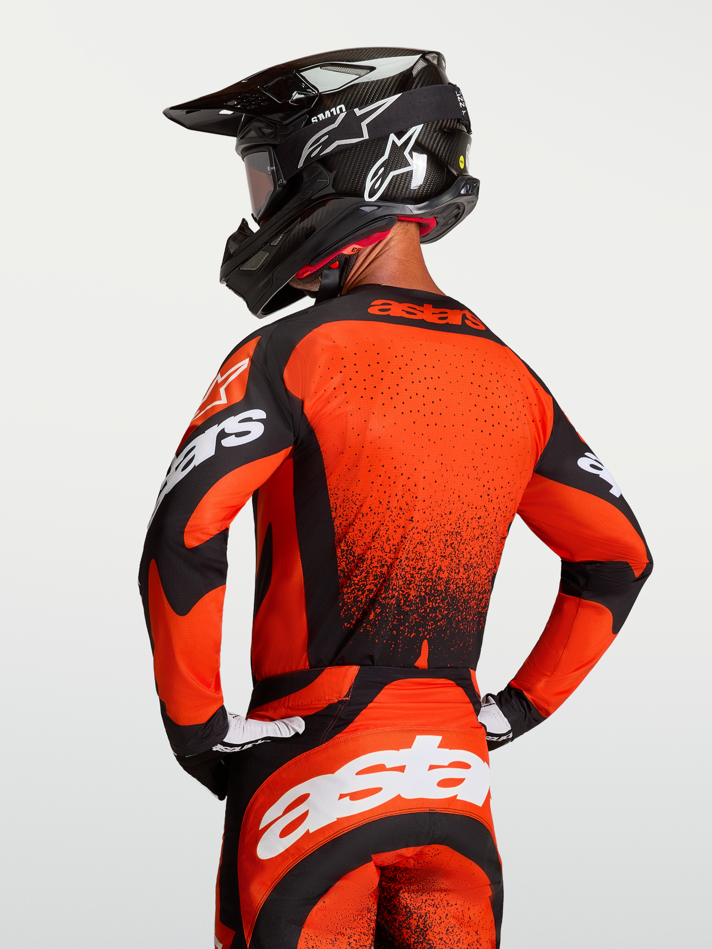 Alpinestars Techstar Swan Jersey 2027 Kardinaalrood Zwart Wit