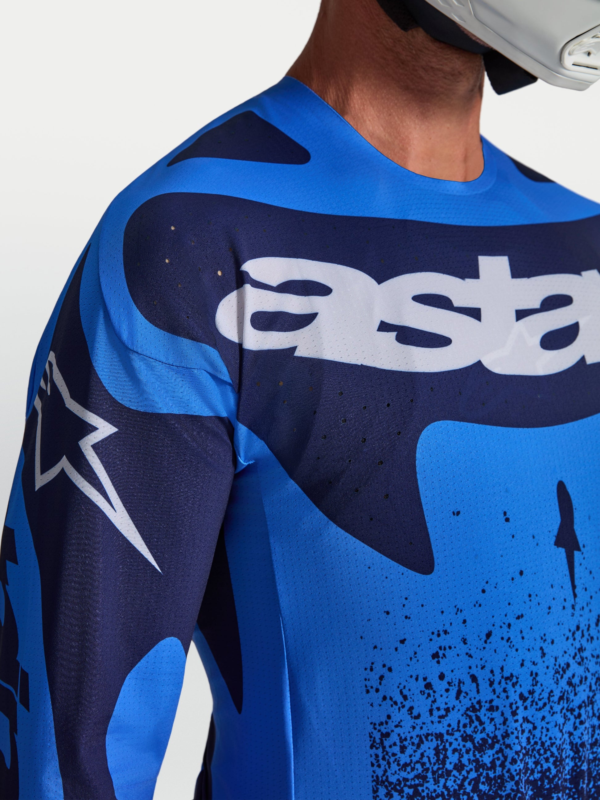 Alpinestars Techstar Swan Jersey 2027 Ucla Blauw Diepblauw