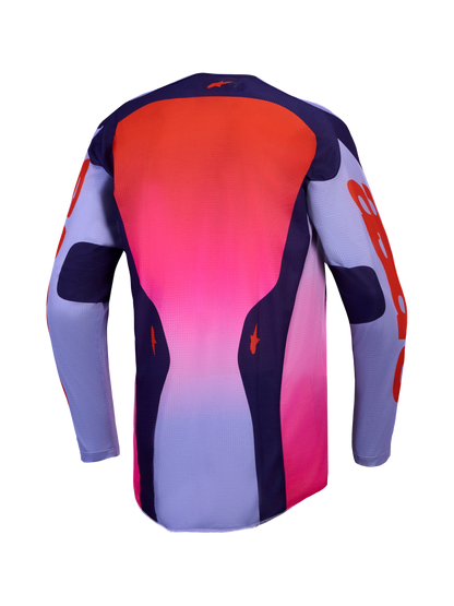 Alpinestars Racer Air Hunt Jersey 2027 Licht Violet Diep Paars Roze Fluo