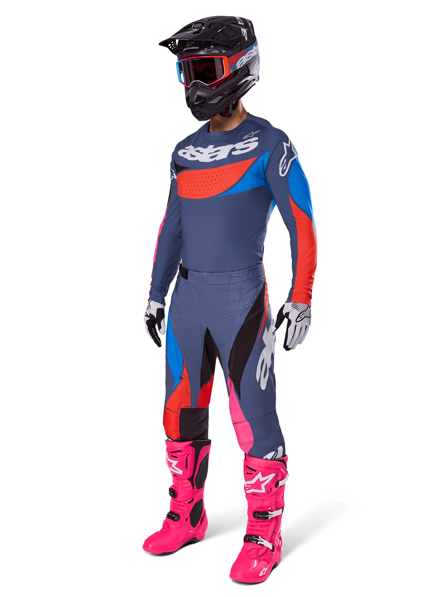 Alpinestars Techstar Dreem Jersey 2025 Grau Mehrfarbig - MxProStoreParts