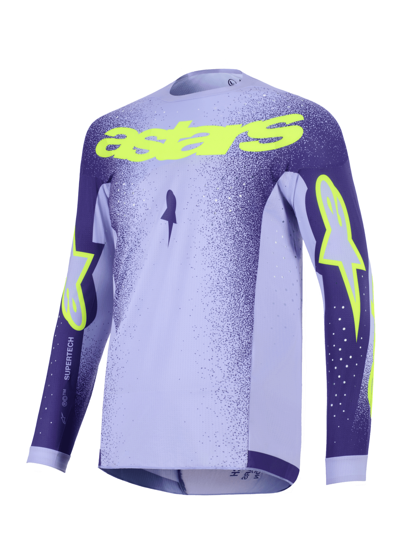 Alpinestars Supertech Scenz Trikot Fluoreszierend Lila Gelb S - MxProStoreParts
