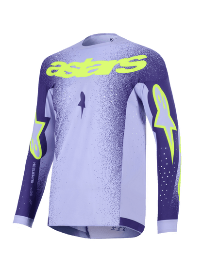 Alpinestars Supertech Scenz Trikot Fluoreszierend Lila Gelb S - MxProStoreParts