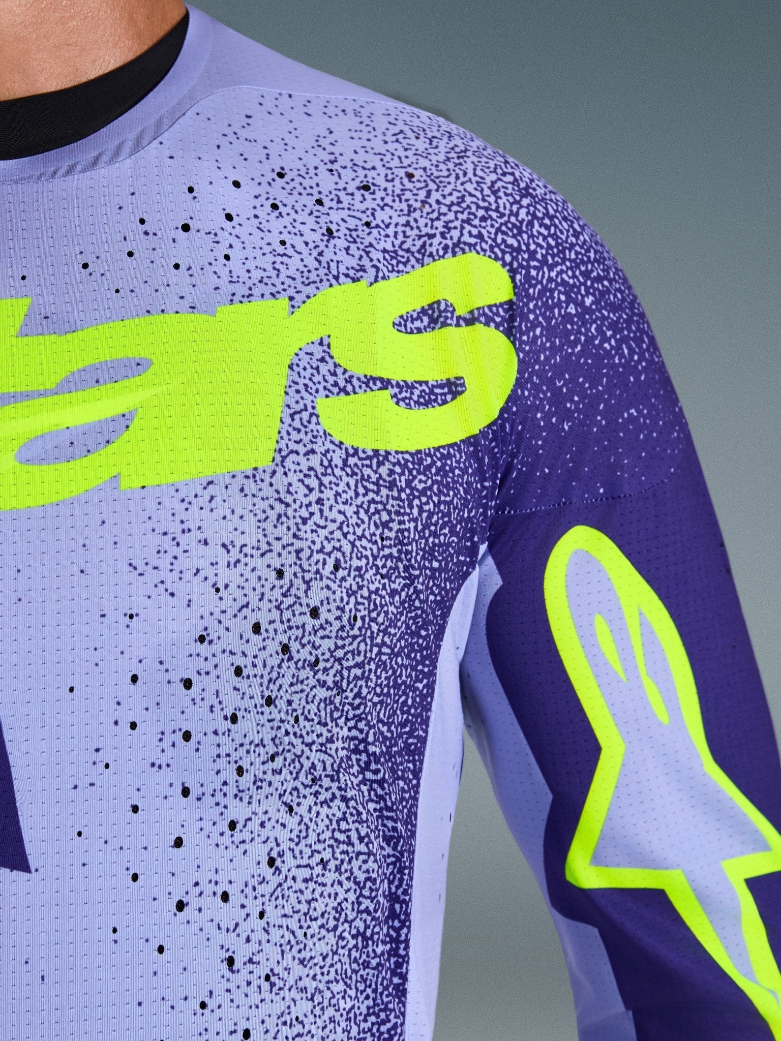 Alpinestars Supertech Scenz Trikot Fluoreszierend Lila Gelb S - MxProStoreParts