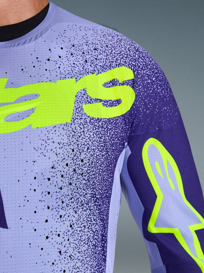 Alpinestars Supertech Scenz Trikot Fluoreszierend Lila Gelb S - MxProStoreParts