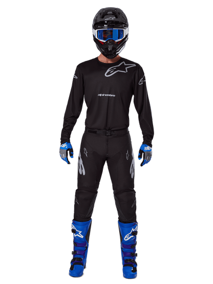 Alpinestars 2025 Racer Graphite Offroad-Trikot Schwarz Grau - MxProStoreParts