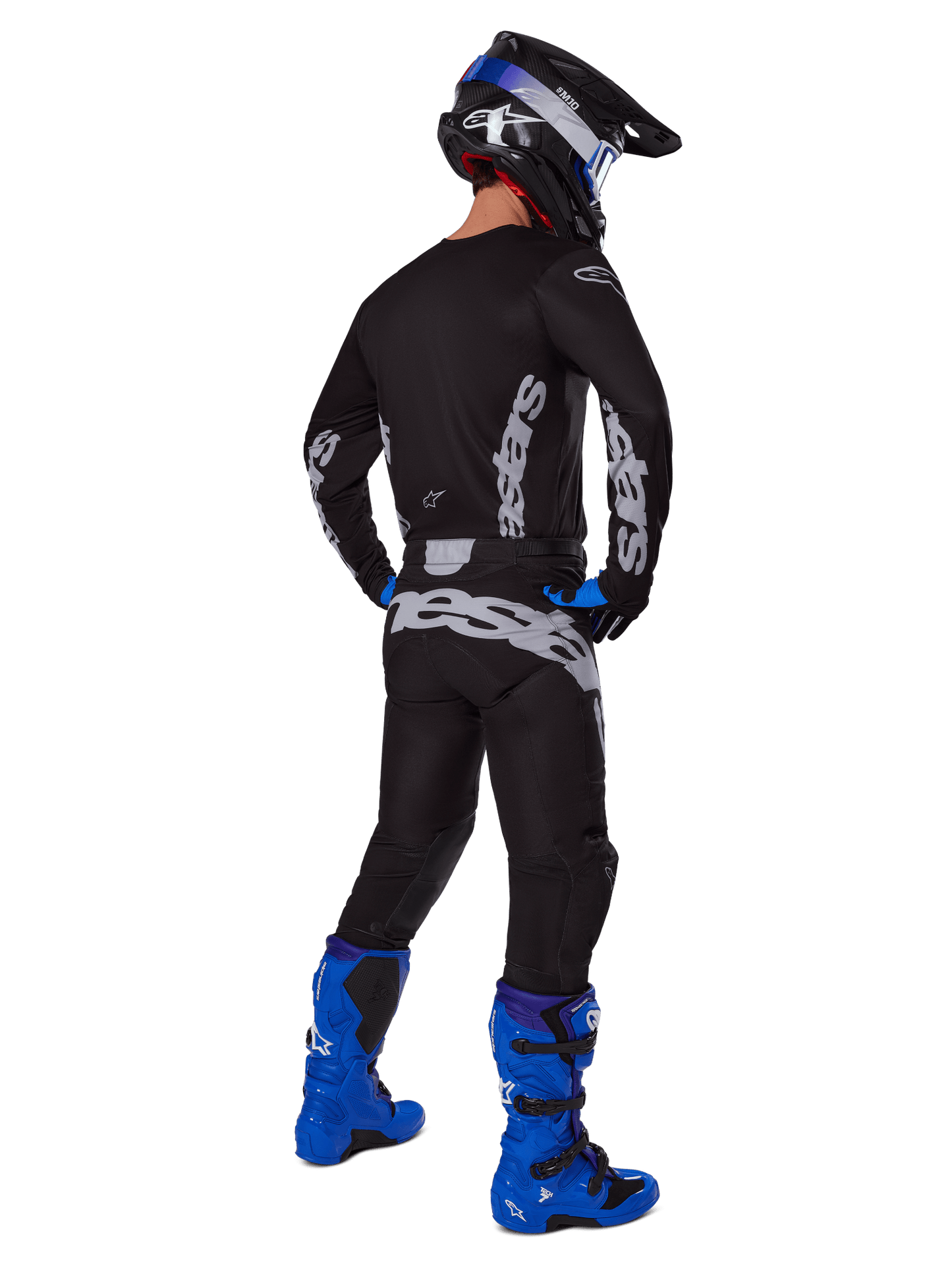 Alpinestars 2025 Racer Graphite Jersey Offroad Schwarz Grau - MxProStoreParts