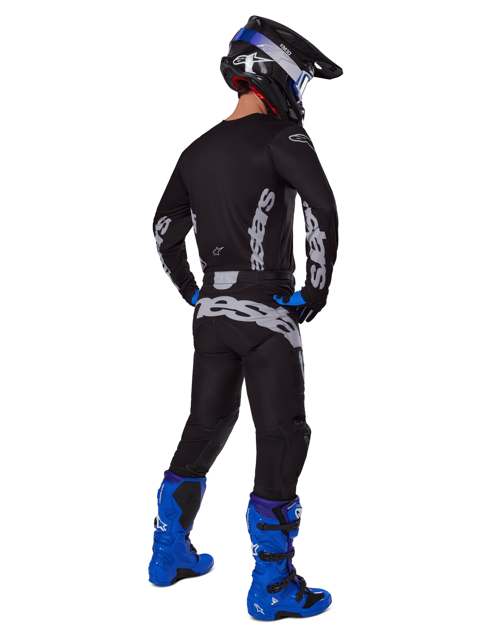 Alpinestars 2025 Racer Graphite Jersey Offroad Schwarz Grau - MxProStoreParts