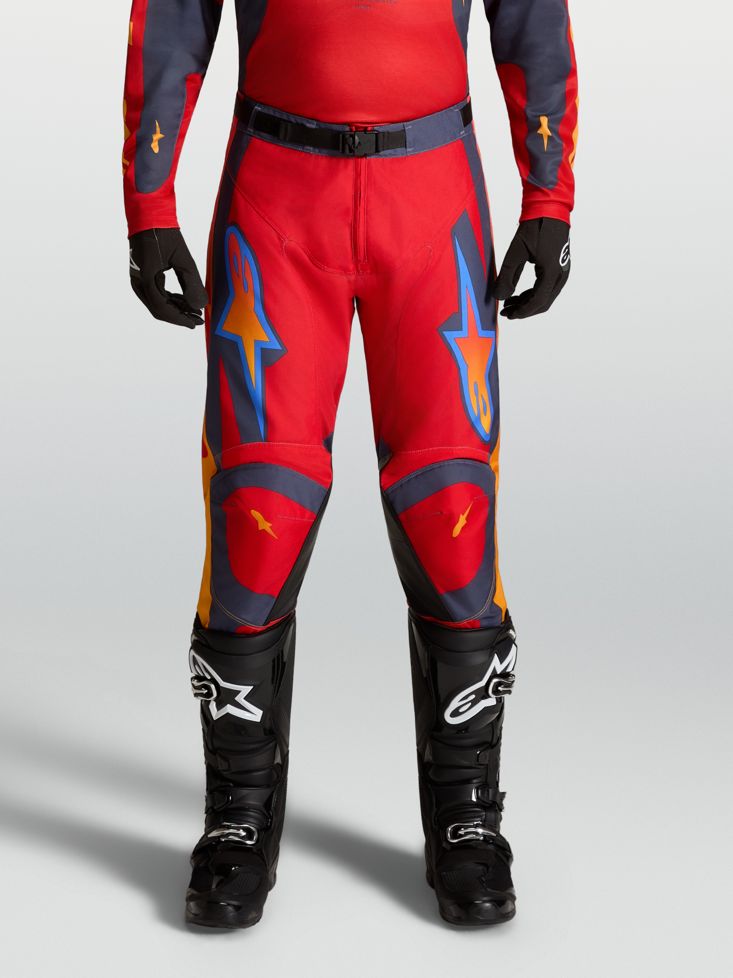 Alpinestars Racer Hunt Broek 2027 Vuurrood Graystone Hot Coral