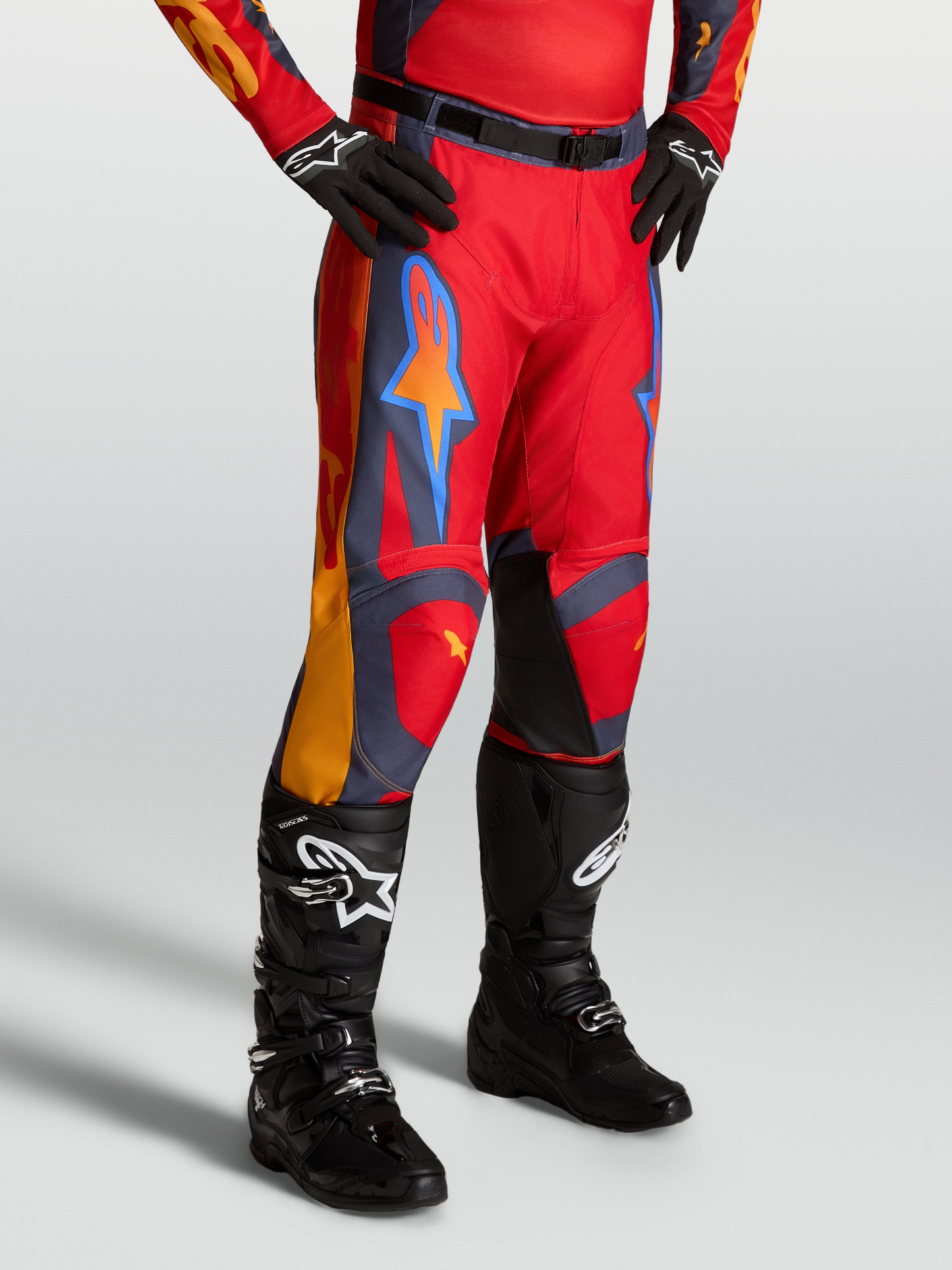 Alpinestars Racer Hunt Broek 2027 Vuurrood Graystone Hot Coral