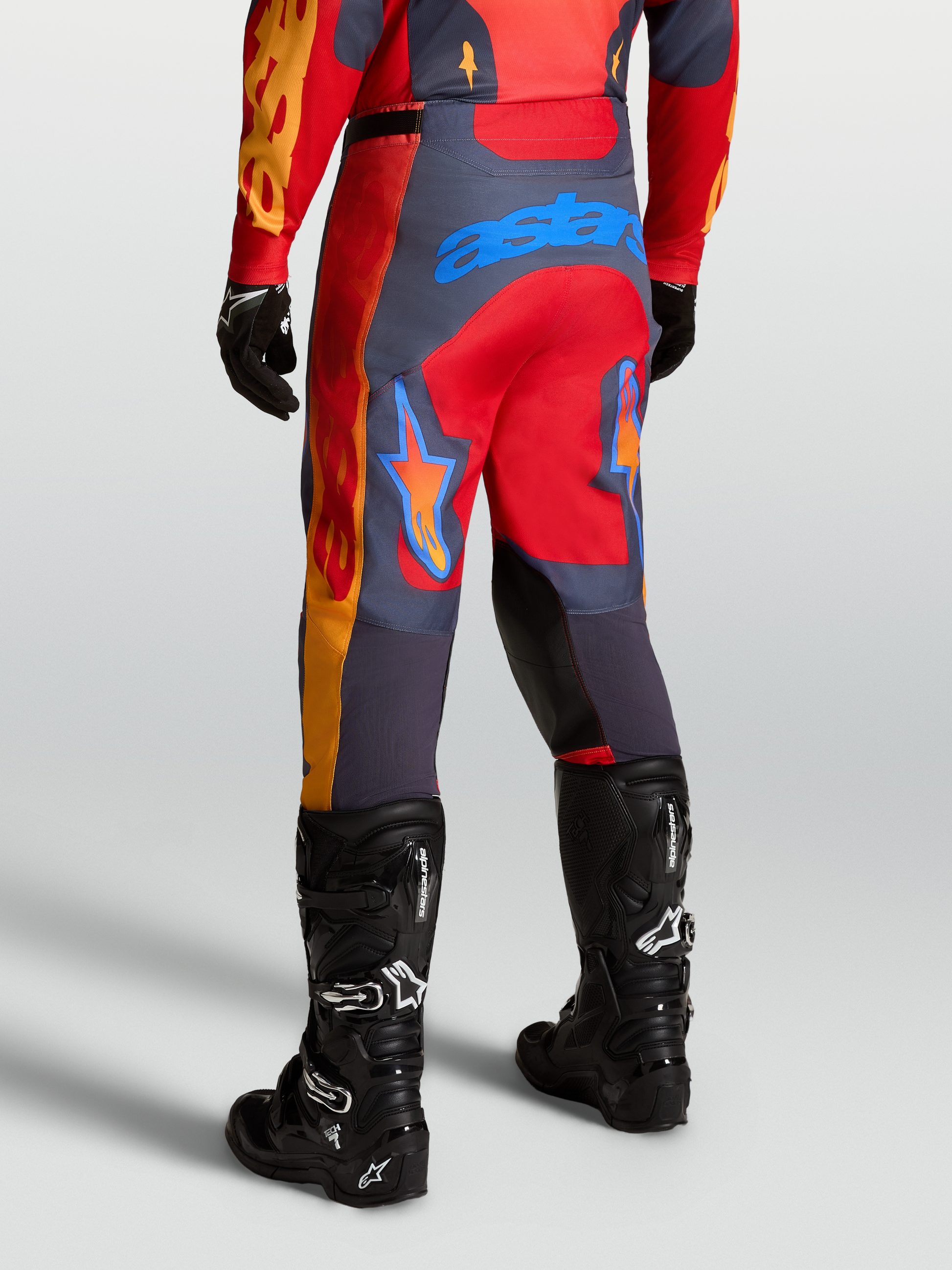 Alpinestars Racer Hunt Broek 2027 Vuurrood Graystone Hot Coral