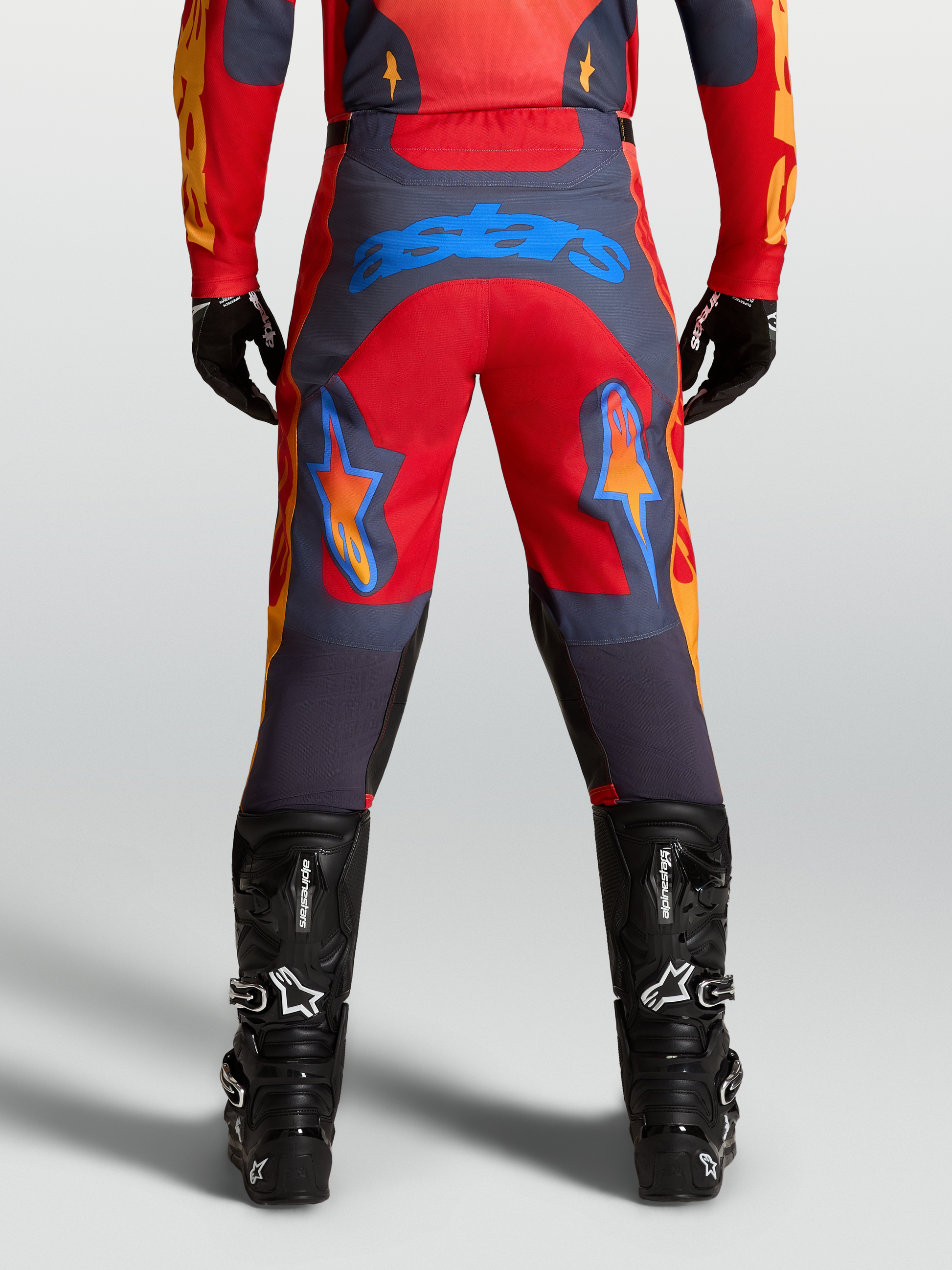 Alpinestars Racer Hunt Broek 2027 Vuurrood Graystone Hot Coral