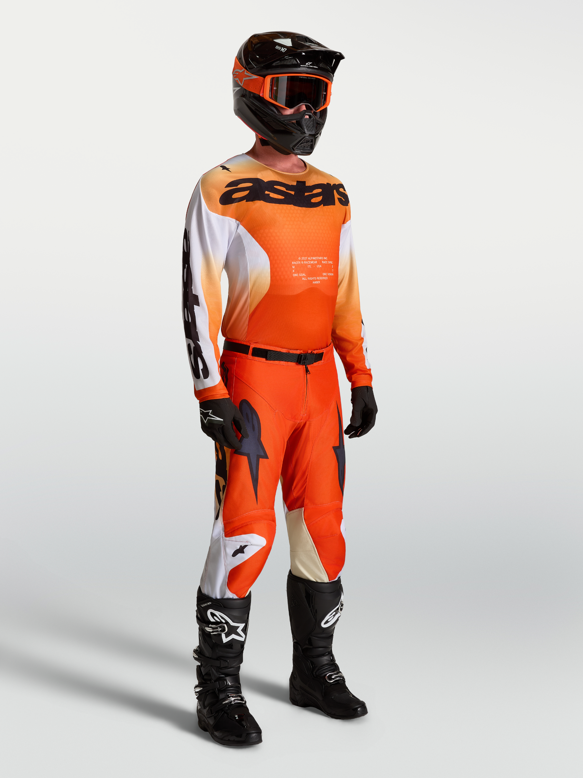 Alpinestars Racer Amber Jersey 2027 Cardinal Red Light Lilac Black