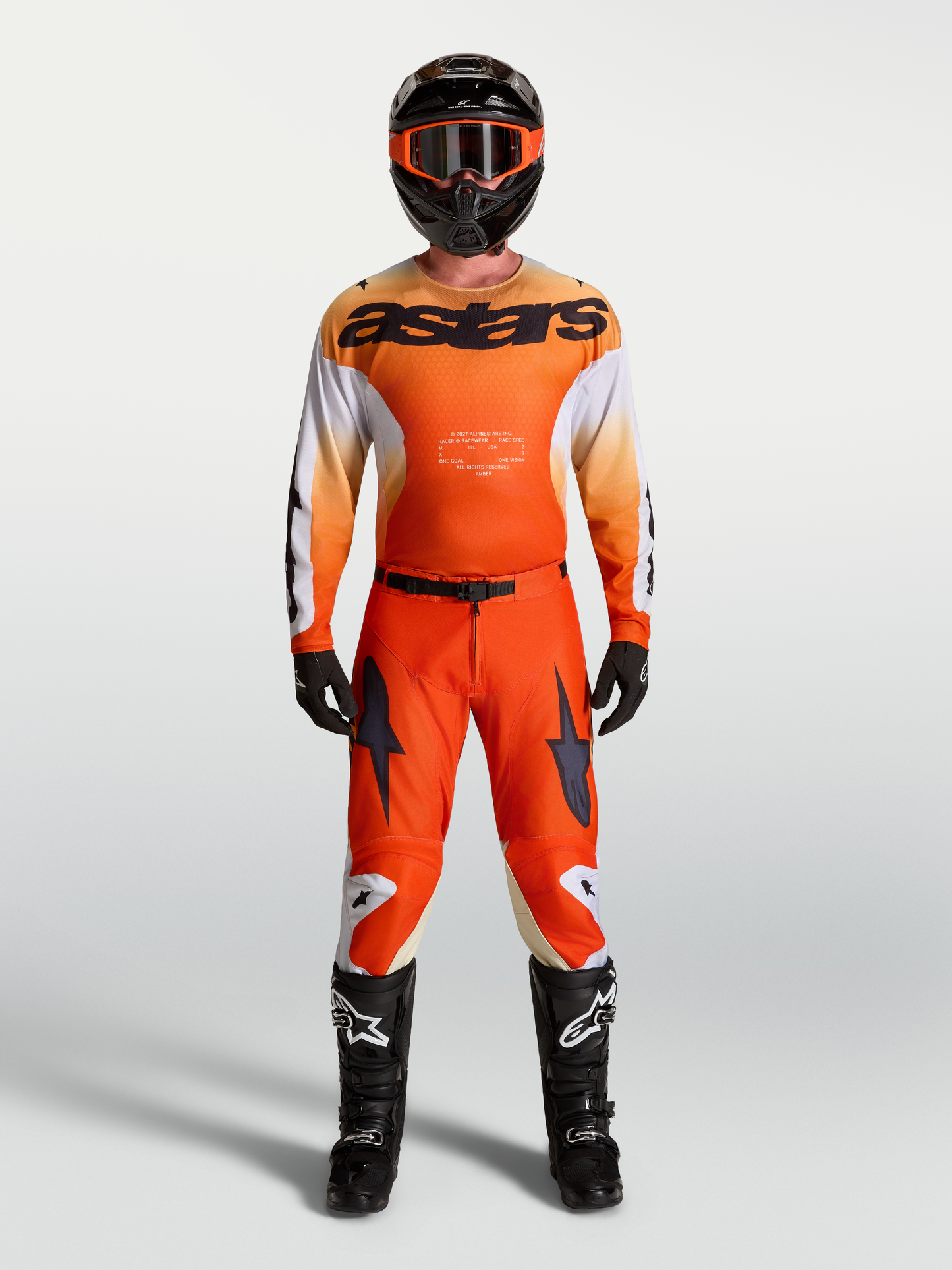 Alpinestars Racer Amber Jersey 2027 Cardinal Red Light Lilac Black