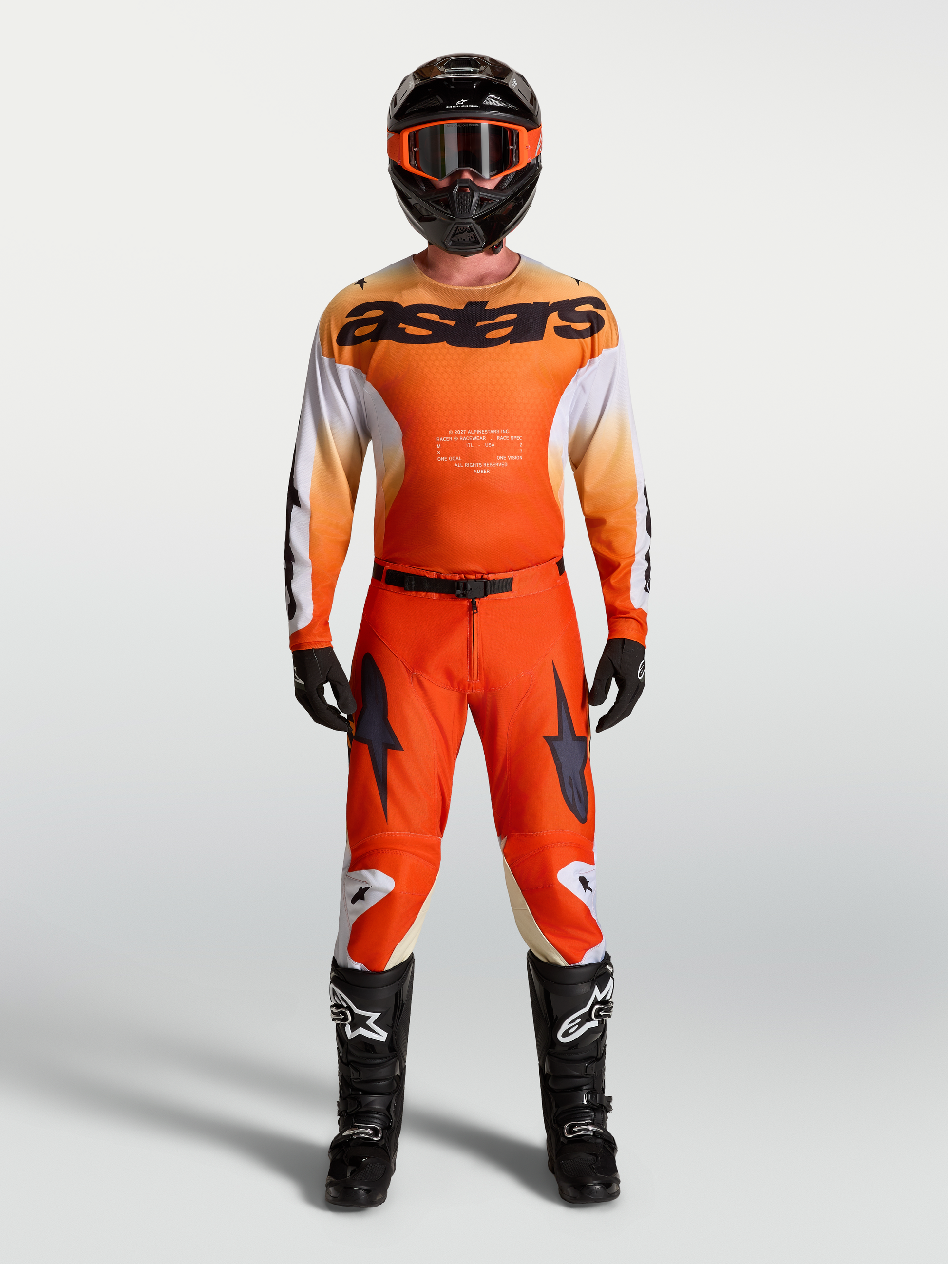 Alpinestars Racer Amber Jersey 2027 Cardinal Red Light Lilac Black