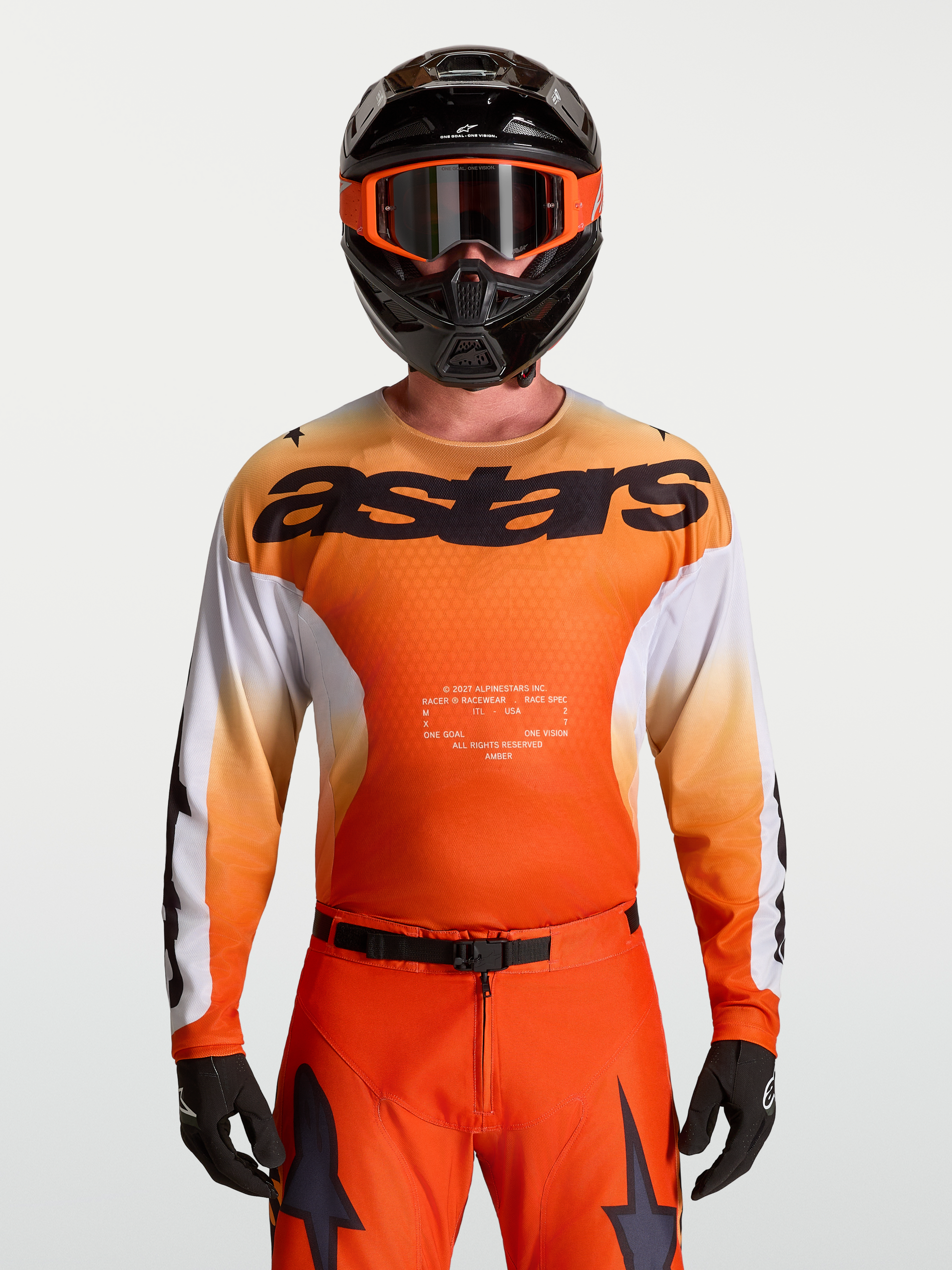 Alpinestars Racer Amber Jersey 2027 Cardinal Red Light Lilac Black