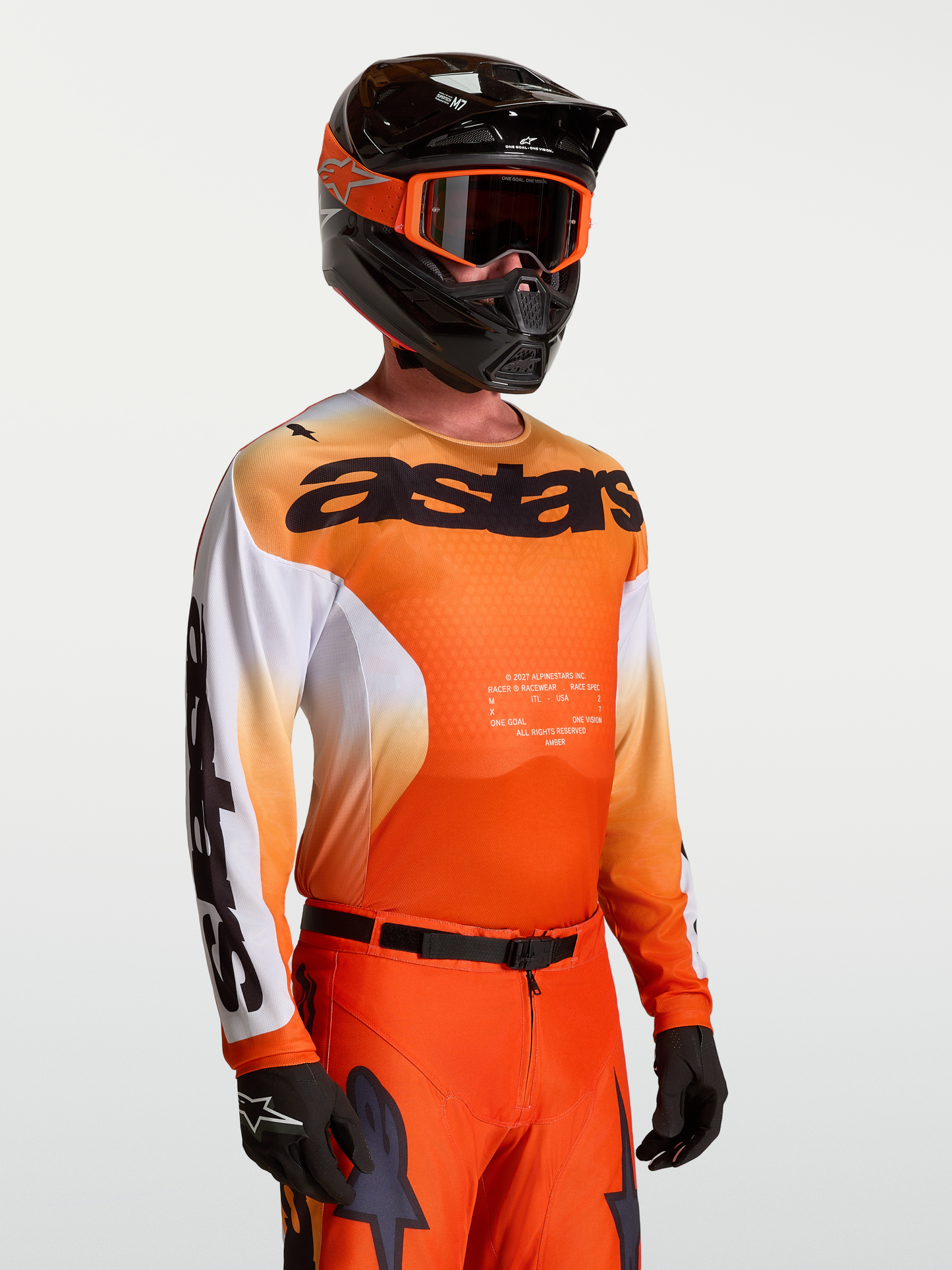Alpinestars Racer Amber Jersey 2027 Cardinal Red Light Lilac Black