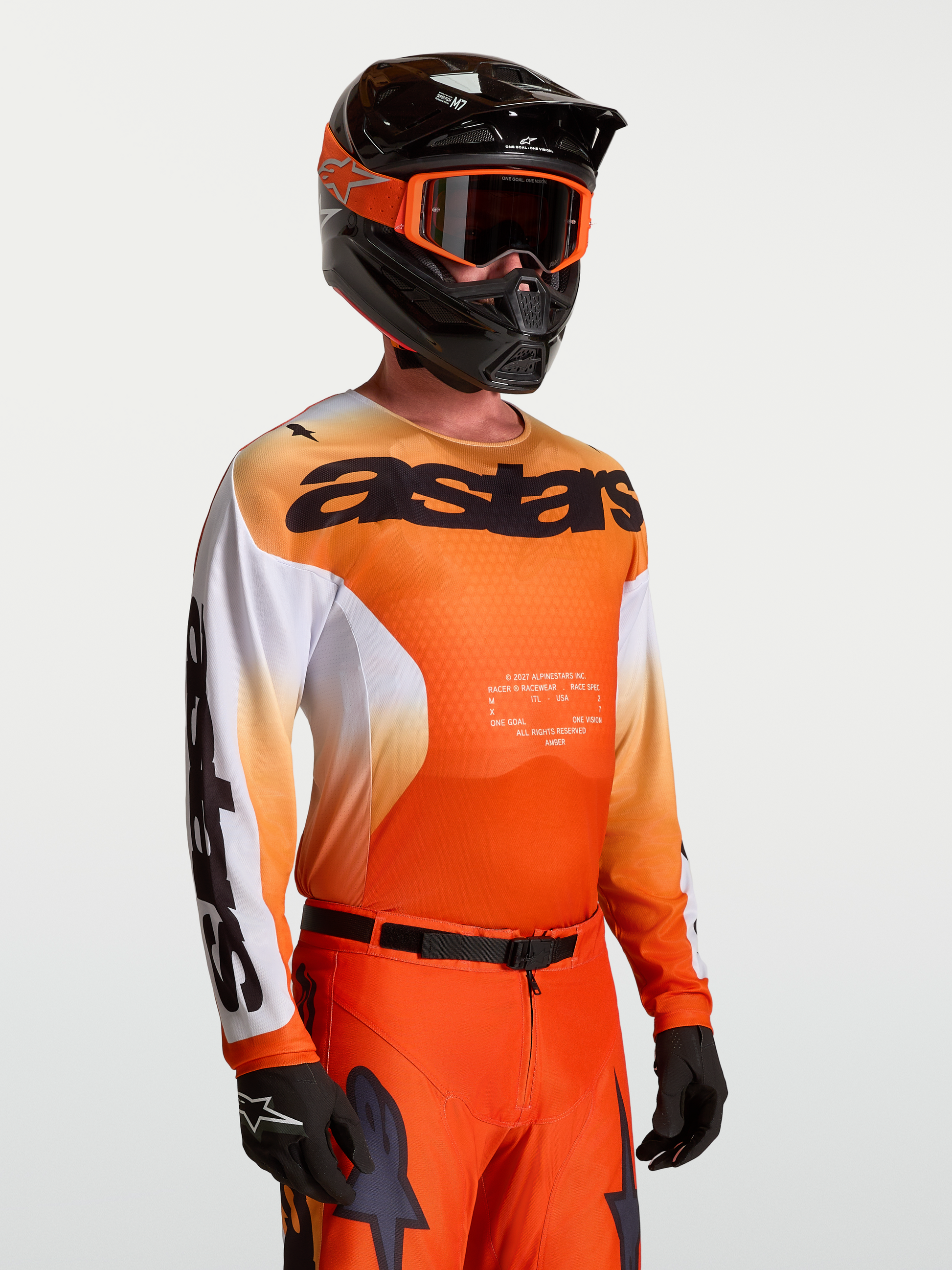 Alpinestars Racer Amber Jersey 2027 Cardinal Red Light Lilac Black