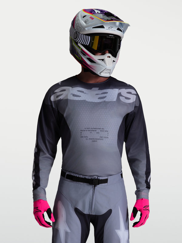 Alpinestars Racer Amber Jersey 2027 Graystone Cold Gr Licht Lila