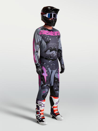 Alpinestars Racer Lone Jersey 2027 Grijs Camo Paars