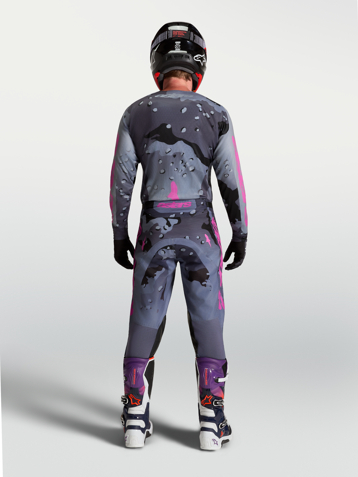 Alpinestars Racer Lone Jersey 2027 Grijs Camo Paars