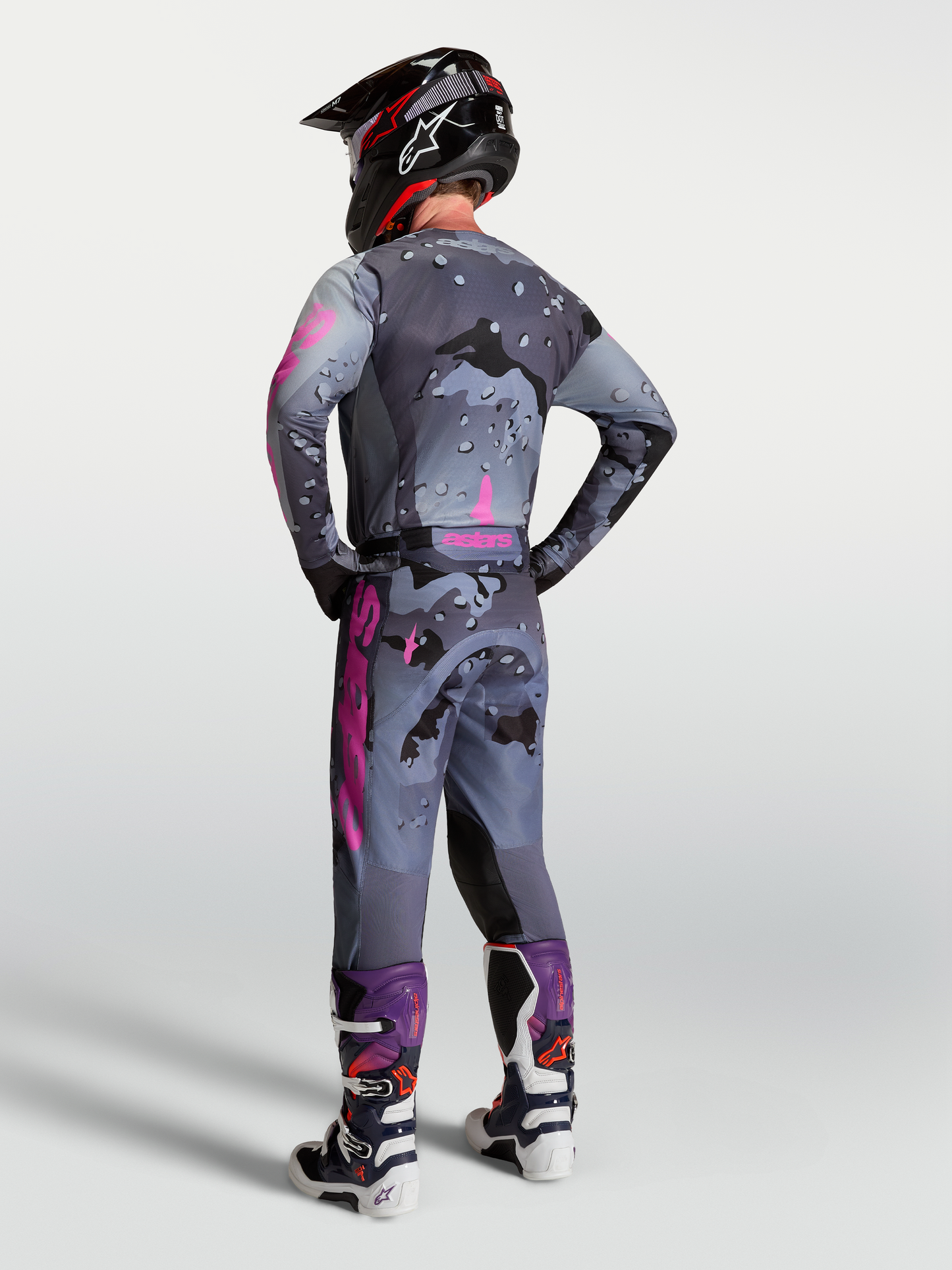 Alpinestars Racer Lone Jersey 2027 Grijs Camo Paars