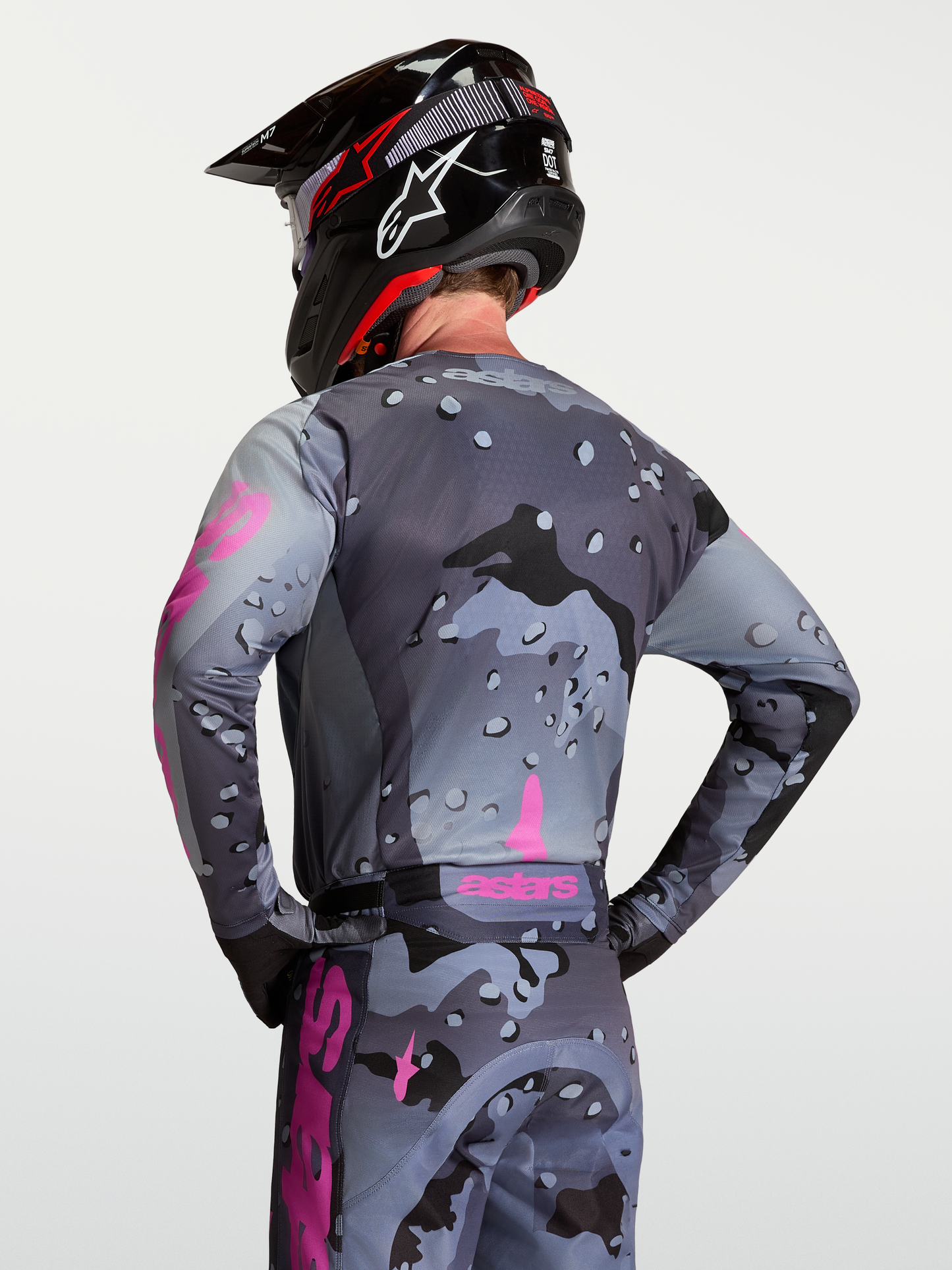 Alpinestars Racer Lone Jersey 2027 Grijs Camo Paars