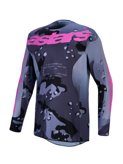 Alpinestars Racer Lone Jersey 2027 Grijs Camo Paars