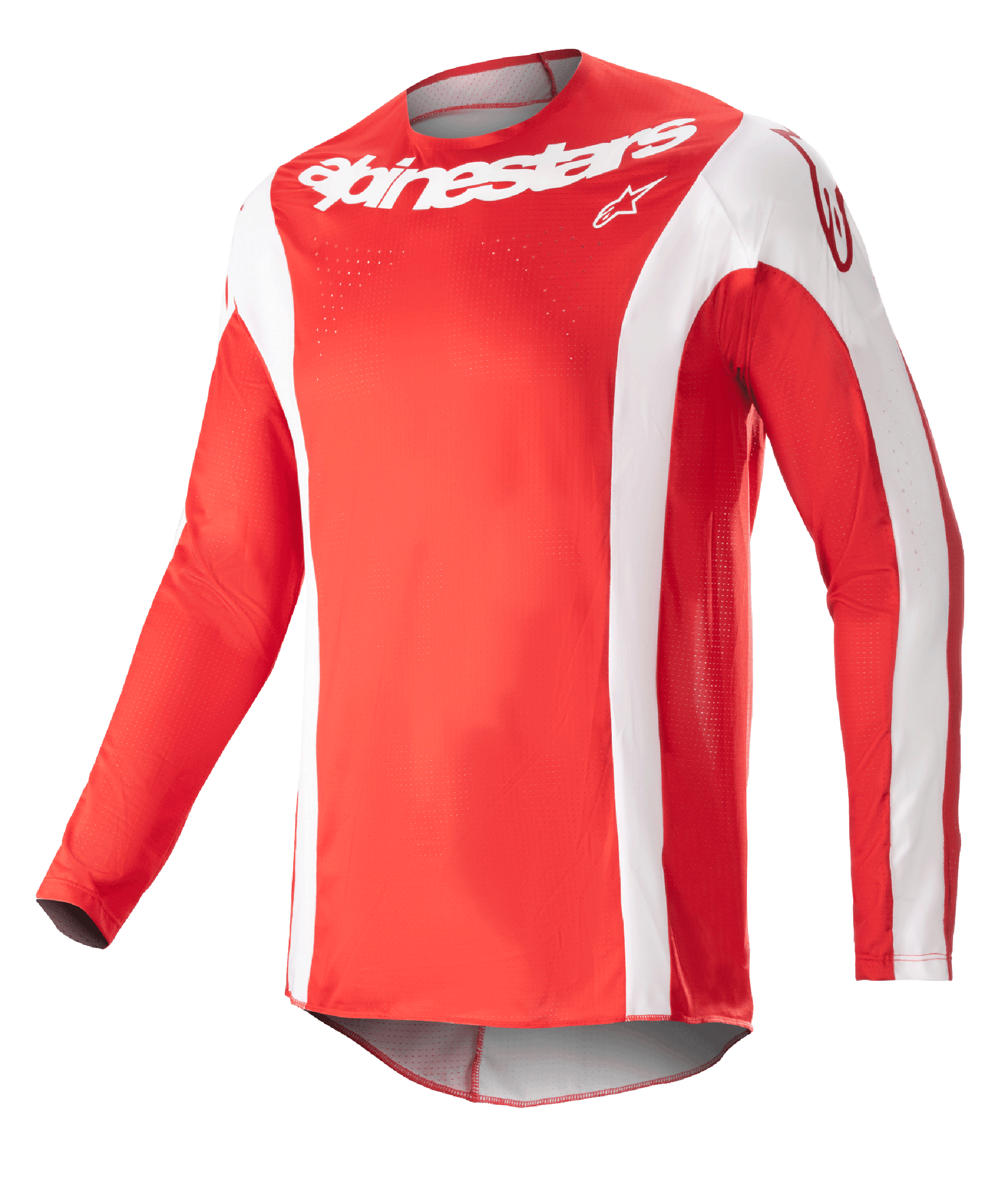 Alpinestars Techstar Arch Jersey Mars Rot Weiß Race Passform - MxProStoreParts