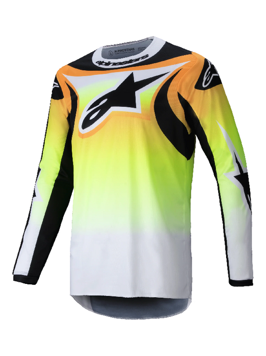 Alpinestars 2025 Fluid Wurx volwassen cross shirt Geel / Zwart
