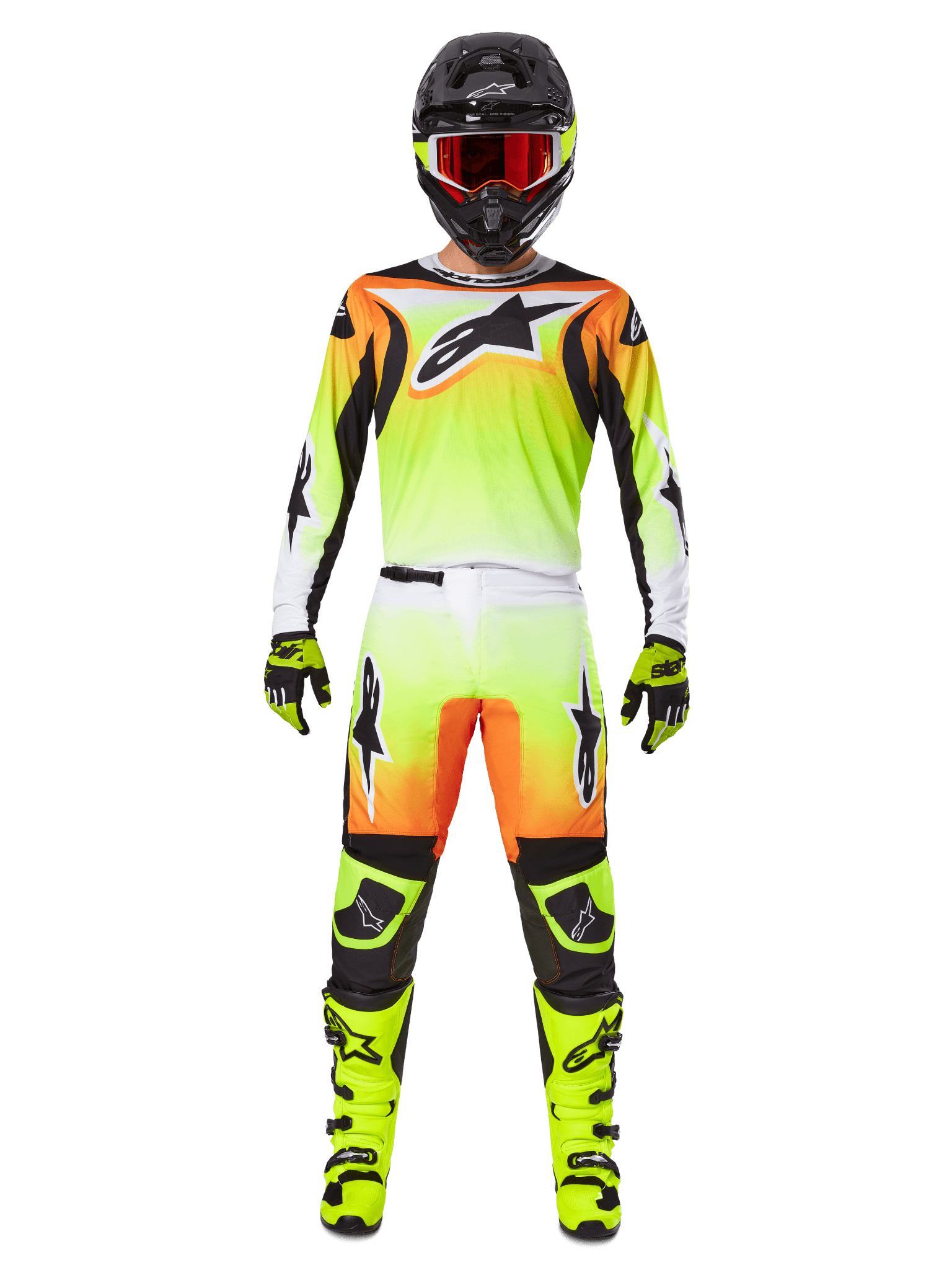 Alpinestars Fluid Wurx Trikot Gelb Schwarz - MxProStoreParts