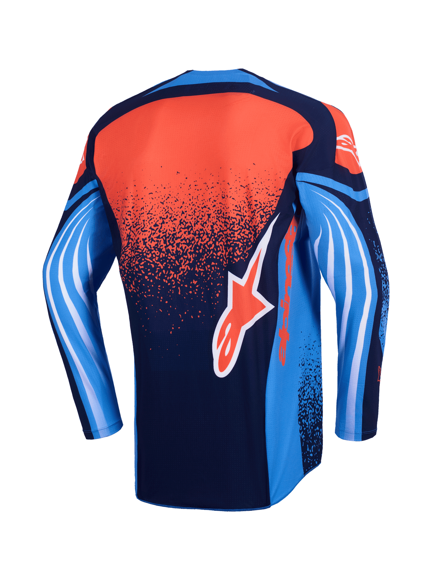 Alpinestars Techstar Nomur Trikot, Dunkelmarine Orange UCLA Blau - MxProStoreParts
