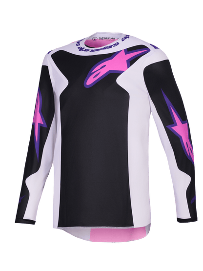 Alpinestars Fluid Grid Jersey 2026 Schwarz Hellgrau Lila - MxProStoreParts