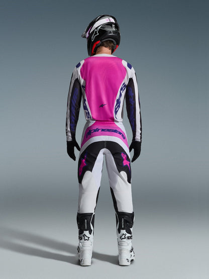 Alpinestars Fluid Grid Jersey 2026 Schwarz Hellgrau Lila - MxProStoreParts