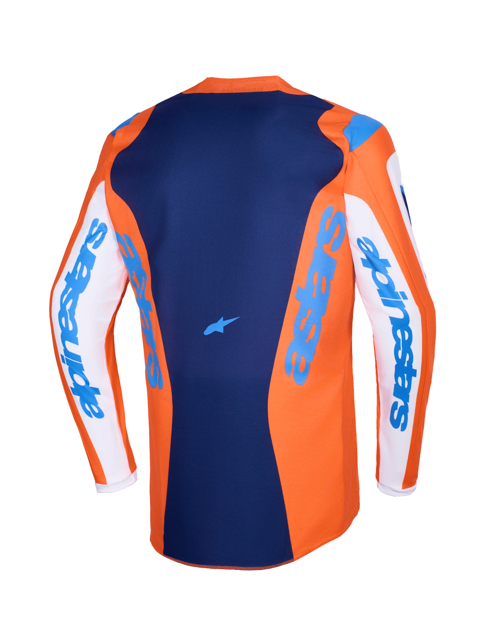 Alpinestars Fluid Grid Jersey 2026 Orange und Ucla Blau - MxProStoreParts